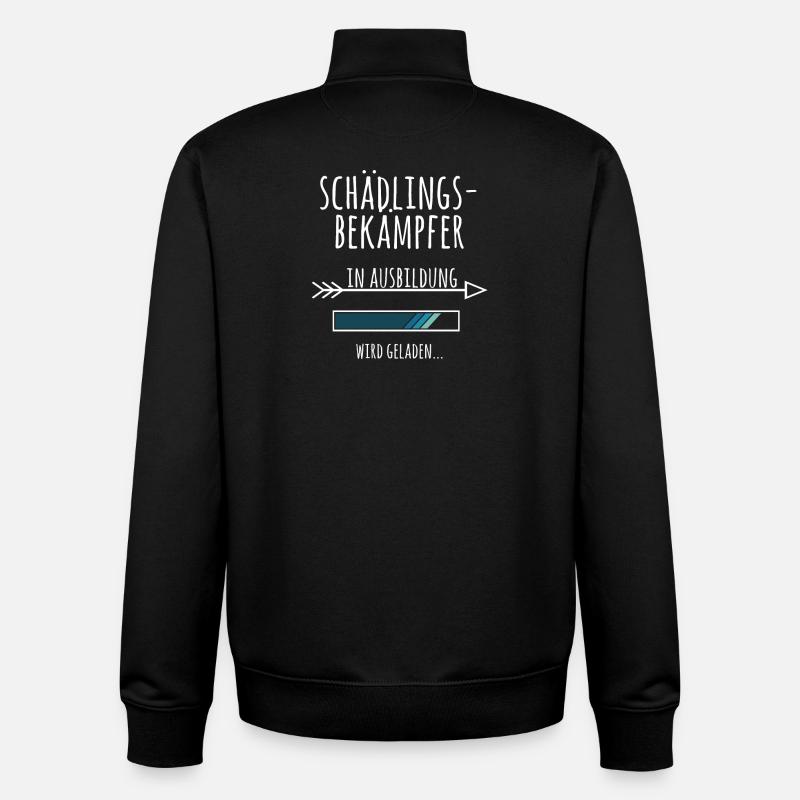 Schädlingsbekämpfer Ausbildung Geschenk Schädlinge - Unisex Organic Zip Sweatshirt von Stanley/Stella - Schwarz