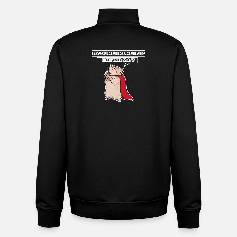 Maus Statement Haustiere Heimtier Statement - Unisex Organic Zip Sweatshirt von Stanley/Stella - Schwarz