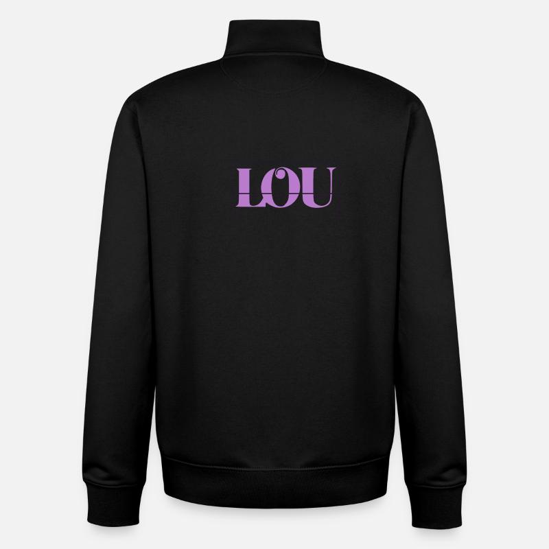 Lou - Unisex Organic Zip Sweatshirt by Stanley/Stella - black
