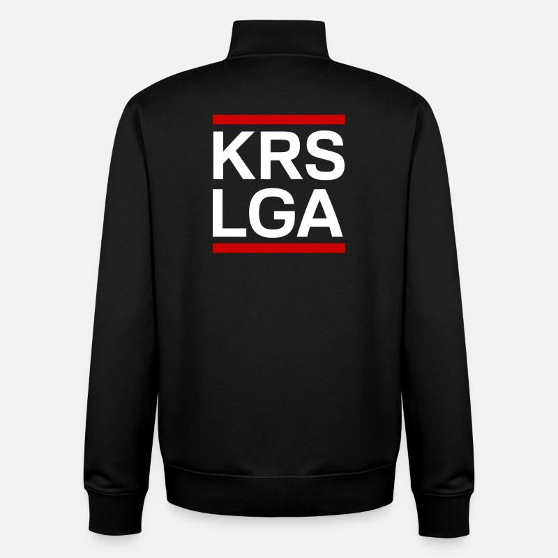 KREISLIGA weiß - Unisex Organic Zip Sweatshirt von Stanley/Stella - Schwarz