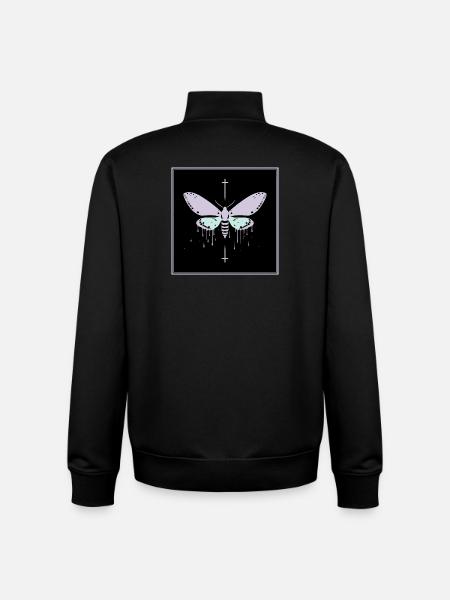 Ätherisches Flüstern in Minze und Lavendel - Unisex Organic Zip Sweatshirt von Stanley/Stella - Schwarz