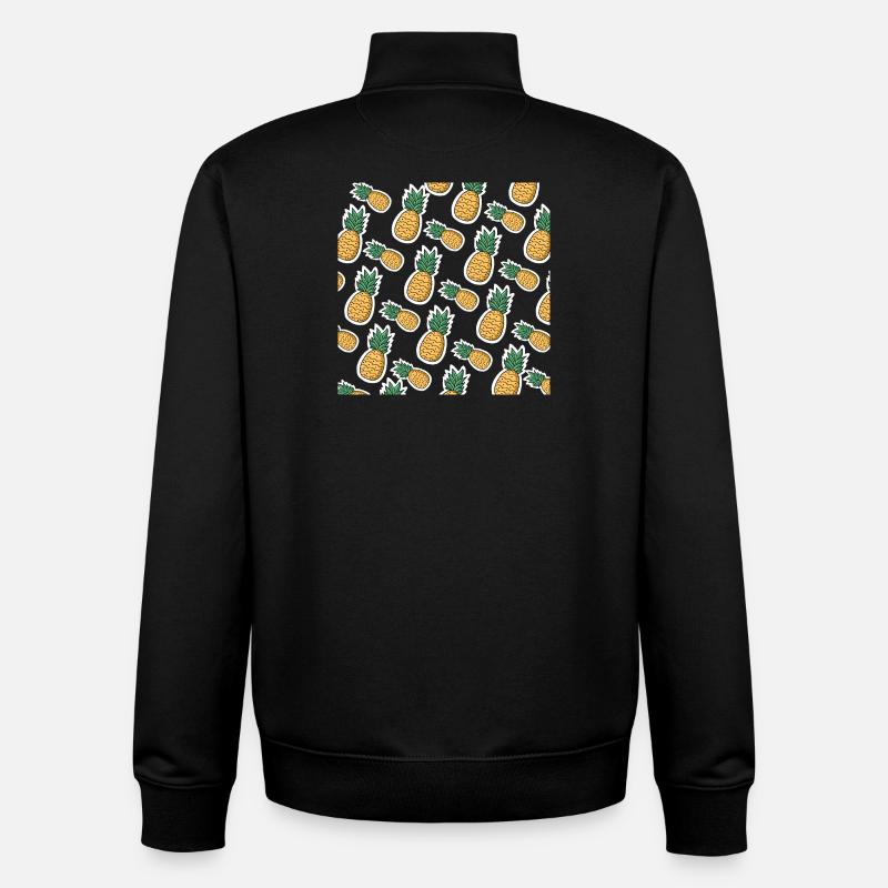 Leckere Ananas - Unisex Organic Zip Sweatshirt von Stanley/Stella - Schwarz