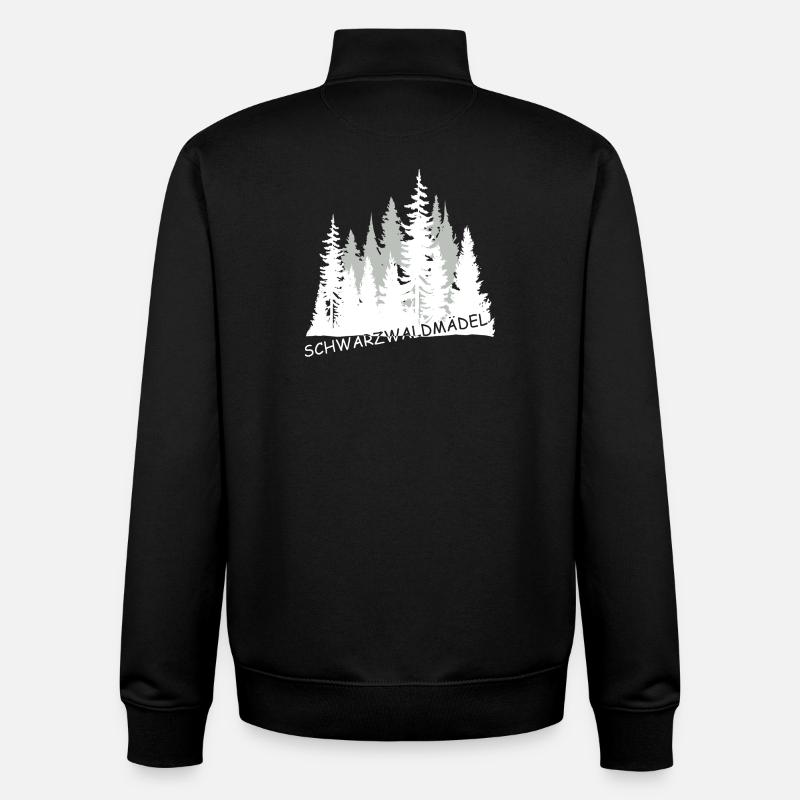 Schwarzwaldmädel - Unisex Organic Zip Sweatshirt von Stanley/Stella - Schwarz