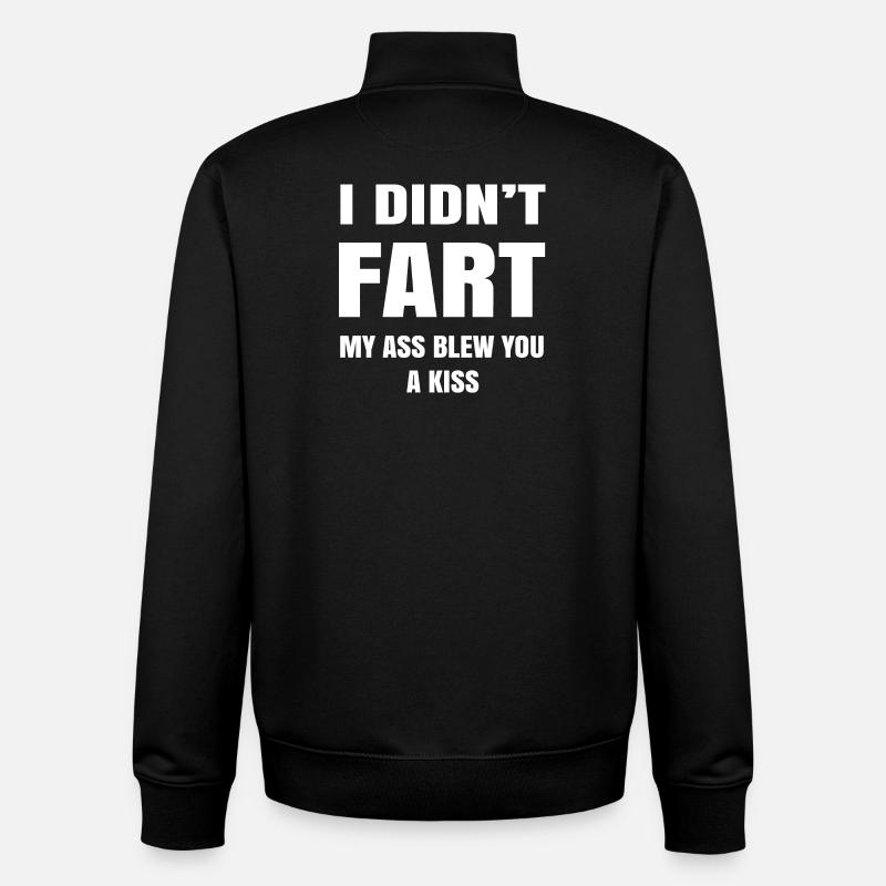 Bold Humor Insult Graphic Tee - Unisex Organic Zip Sweatshirt von Stanley/Stella - Schwarz