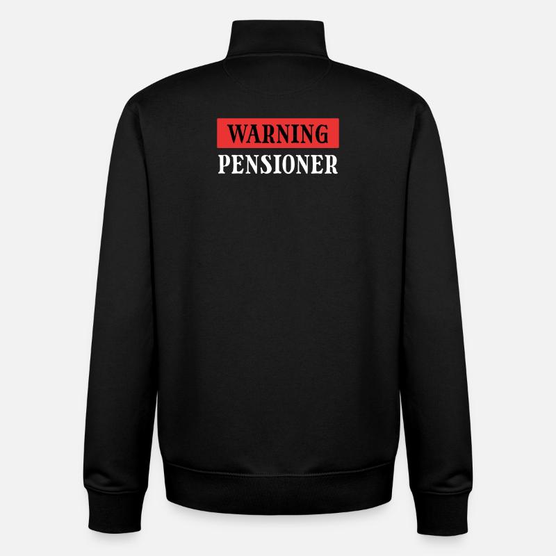 Pensionierung Senior Statement Ruhestand Freizeit - Unisex Organic Zip Sweatshirt von Stanley/Stella - Schwarz