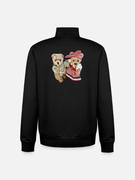 Josefine + Finn Tracht - Unisex Organic Zip Sweatshirt von Stanley/Stella - Schwarz