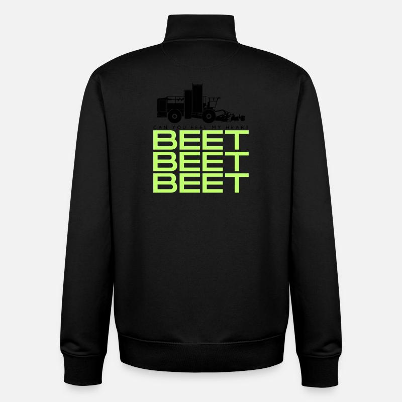 Rübenroder Tshirt - Unisex Organic Zip Sweatshirt von Stanley/Stella - Schwarz