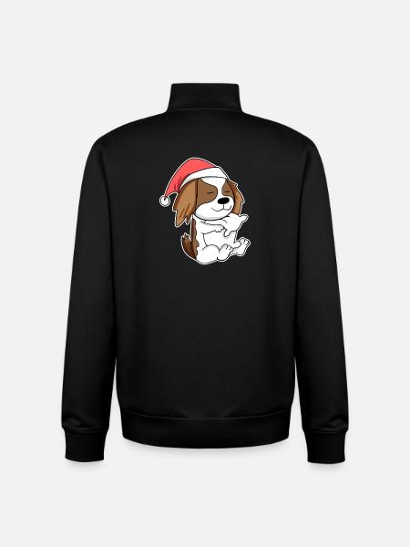 Cavalier King Charles Spaniel Hund Tier - Unisex Organic Zip Sweatshirt von Stanley/Stella - Schwarz