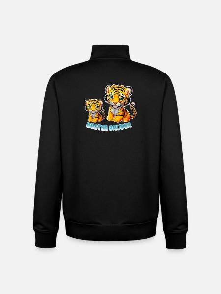 Bester Bruder - Unisex Organic Zip Sweatshirt von Stanley/Stella - Schwarz