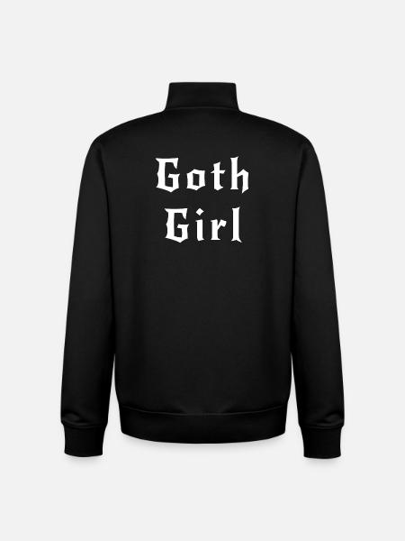 Gothic-Mädchen, Geschenk für Gothic-Mädchen oder -Frau - Unisex Organic Zip Sweatshirt von Stanley/Stella - Schwarz