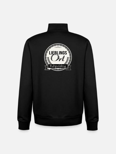 Lieblingsort Ruhpolding - Unisex Organic Zip Sweatshirt von Stanley/Stella - Schwarz