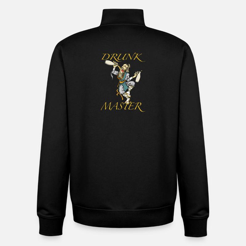 DEZIMETER - Unisex Organic Zip Sweatshirt von Stanley/Stella - Schwarz