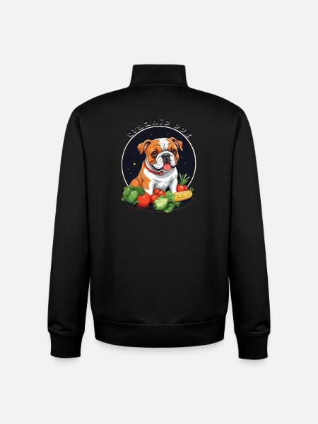 Organic Dog - Unisex Organic Zip Sweatshirt by Stanley/Stella - black