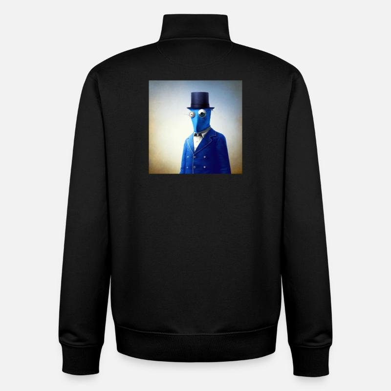 Surrealist 05 - Unisex Organic Zip Sweatshirt von Stanley/Stella - Schwarz