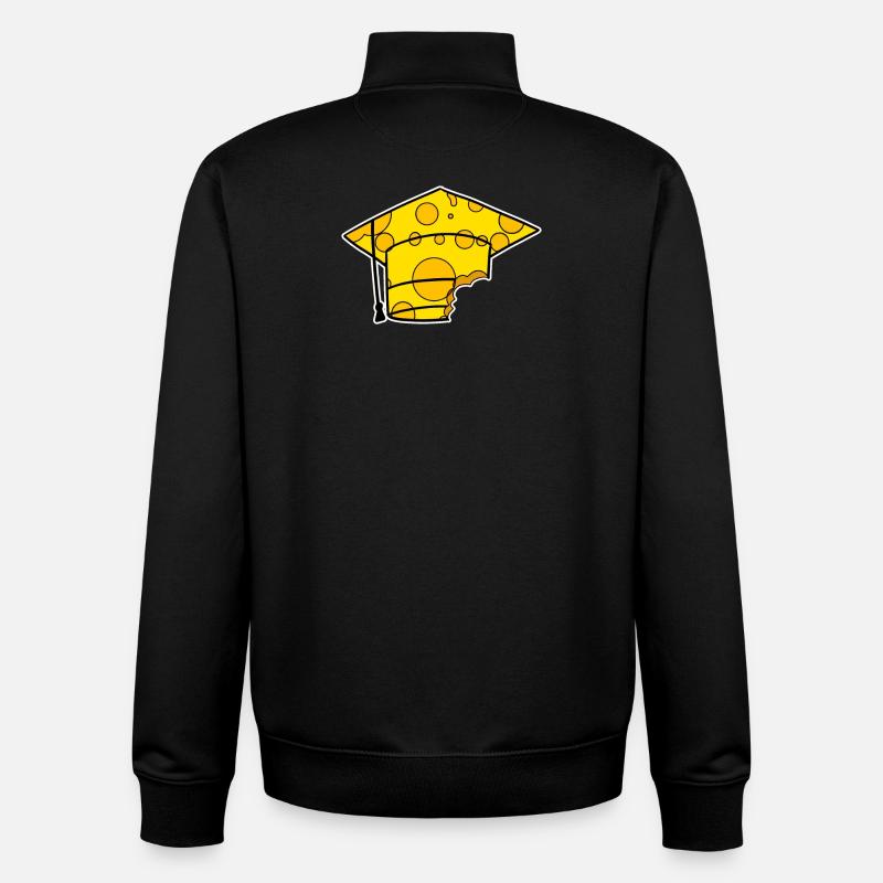 Studium Abschluss Absolventenkappe - Unisex Organic Zip Sweatshirt von Stanley/Stella - Schwarz