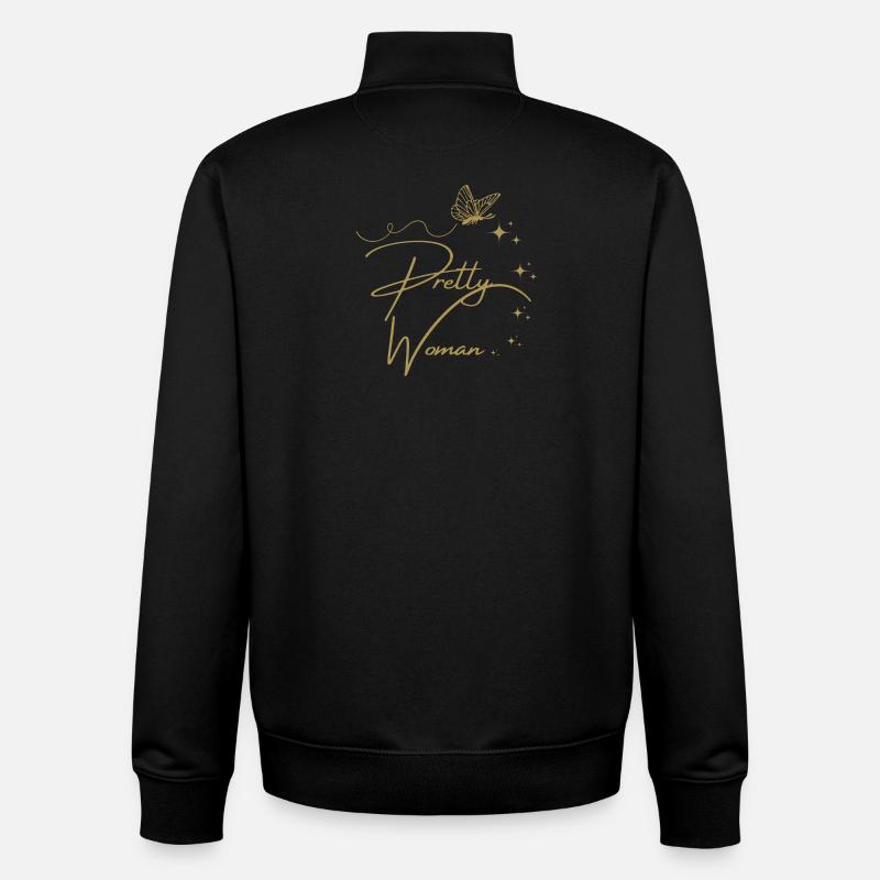 PRETTY WOMAN - Sweat zippé unisexe en coton bio Stanley/Stella - noir