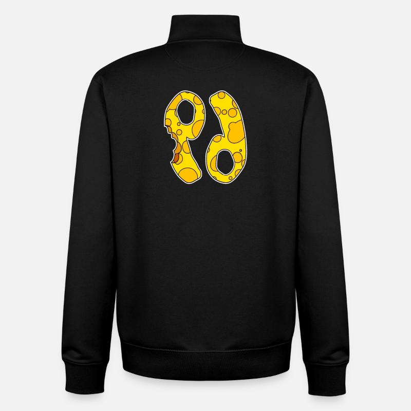 Sternzeichen Krebs Symbol - Unisex Organic Zip Sweatshirt von Stanley/Stella - Schwarz