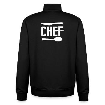 Karriere Chef Erfolg Arbeiter Vorgesetzter Job - Unisex Organic Zip Sweatshirt von Stanley/Stella - Schwarz - Hinten - AI Model Male 185 light (185cm)