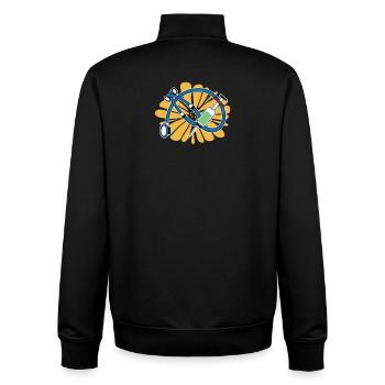 Karriere Arzt Job Vorgesetzter Erfolg Beruf - Unisex Organic Zip Sweatshirt von Stanley/Stella - Schwarz - Hinten - AI Model Male 185 light (185cm)