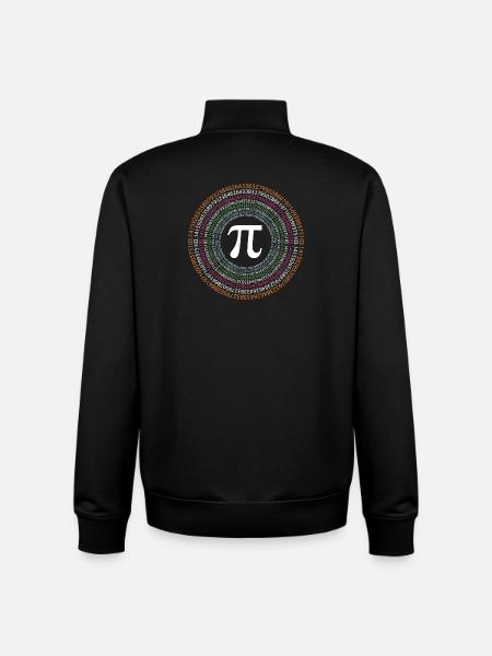 Pi Day - Happy Pi Day - Unisex Organic Zip Sweatshirt by Stanley/Stella - black