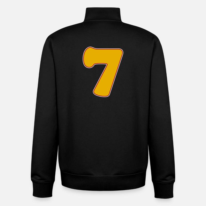 7 - Sweat zippé unisexe en coton bio Stanley/Stella - noir