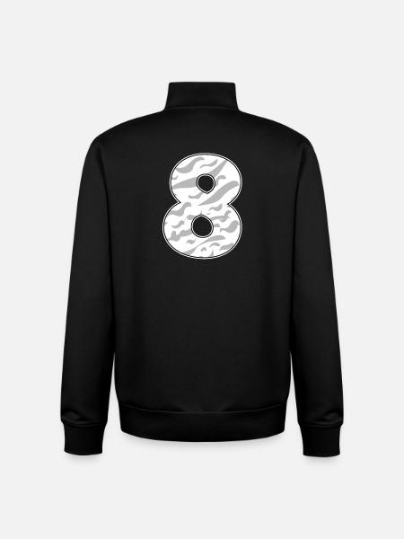 8 - Sweat zippé unisexe en coton bio Stanley/Stella - noir