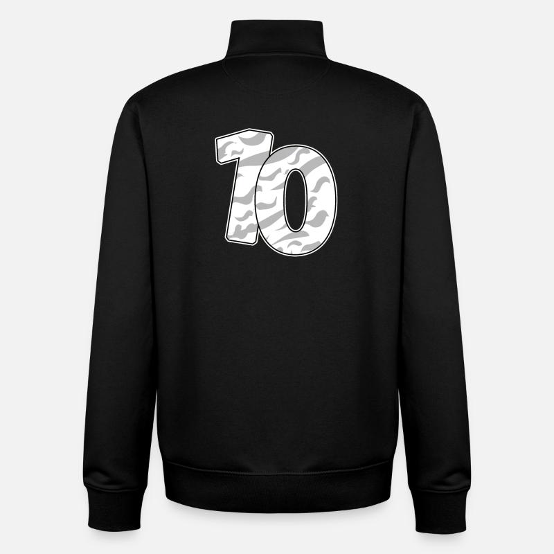 10 - Unisex Organic Zip Sweatshirt by Stanley/Stella - black