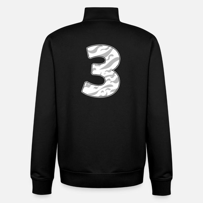 3 - Sweat zippé unisexe en coton bio Stanley/Stella - noir