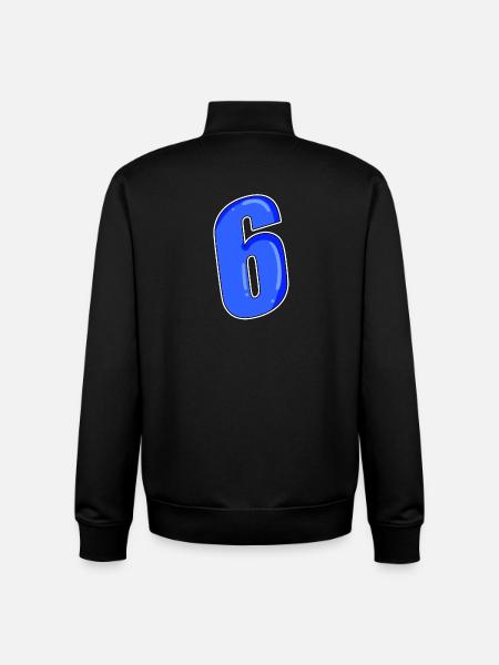 Numéro 6 Numéro - Sweat zippé unisexe en coton bio Stanley/Stella - noir