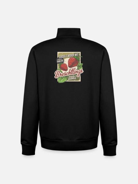 Breschtlingsgsälz - Unisex Organic Zip Sweatshirt von Stanley/Stella - Schwarz