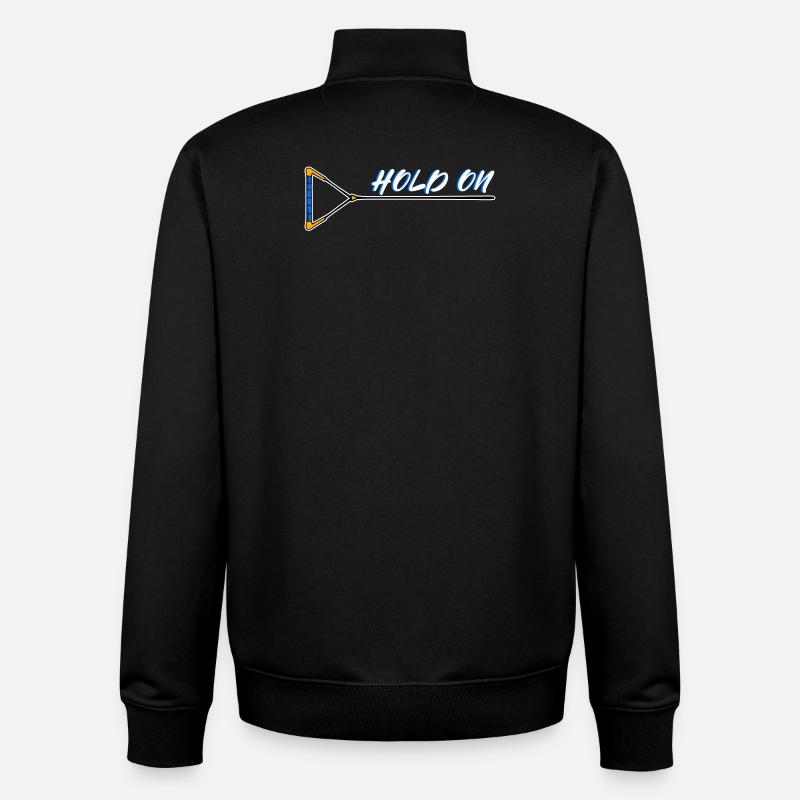 Kitesurfer Statement Wasserski Surfing Wakeboard - Unisex Organic Zip Sweatshirt von Stanley/Stella - Schwarz