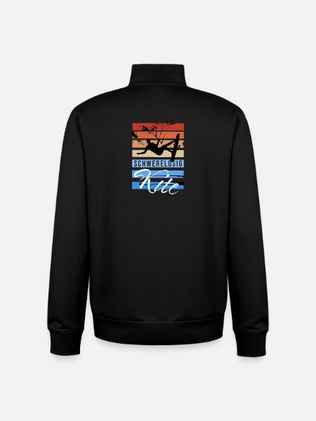 Schwerelosig Kite - Unisex Organic Zip Sweatshirt von Stanley/Stella - Schwarz