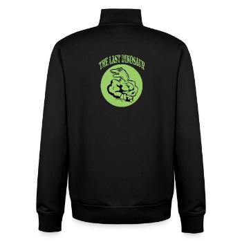 Der letzte Dinosaurier - Unisex Organic Zip Sweatshirt von Stanley/Stella - Schwarz - Hinten - AI Model Male 185 light (185cm)