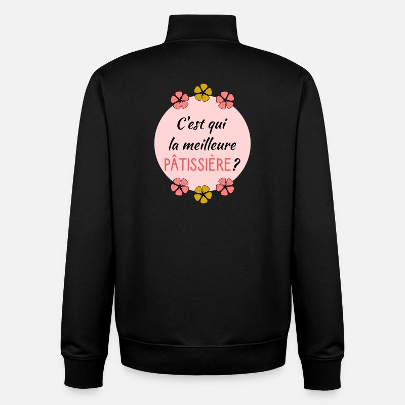 PÂTISSIER - Unisex Organic Zip Sweatshirt von Stanley/Stella - Schwarz