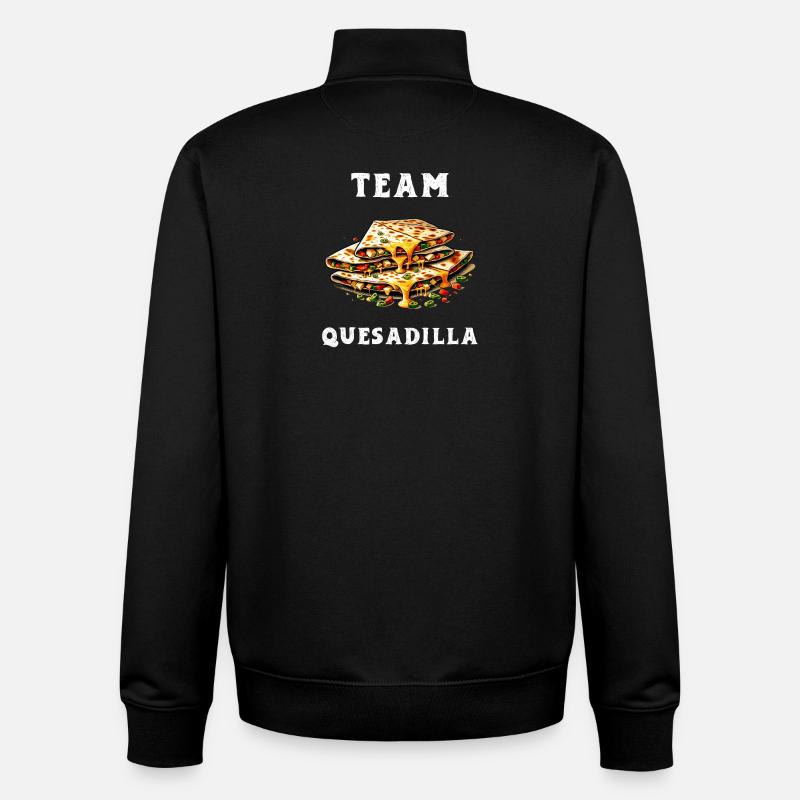 Team Quesadilla Mexiko - Unisex Organic Zip Sweatshirt von Stanley/Stella - Schwarz