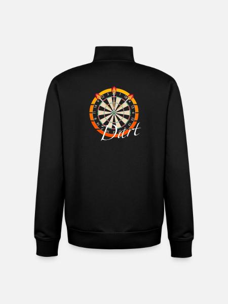 Dart - Unisex Organic Zip Sweatshirt von Stanley/Stella - Schwarz