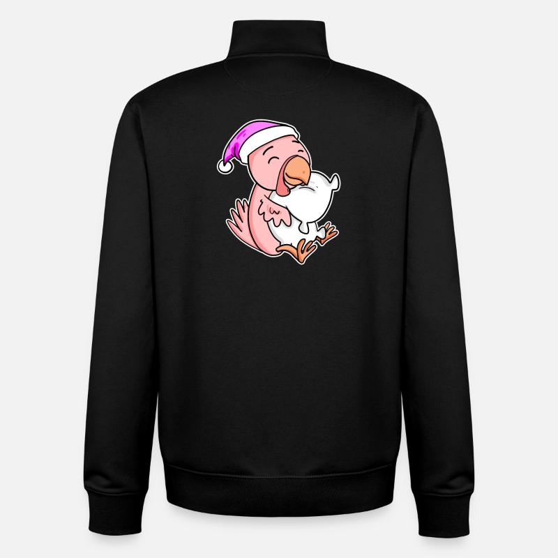 Huhn Müde Ausschlafen Schlafen Mädchen - Unisex Organic Zip Sweatshirt von Stanley/Stella - Schwarz