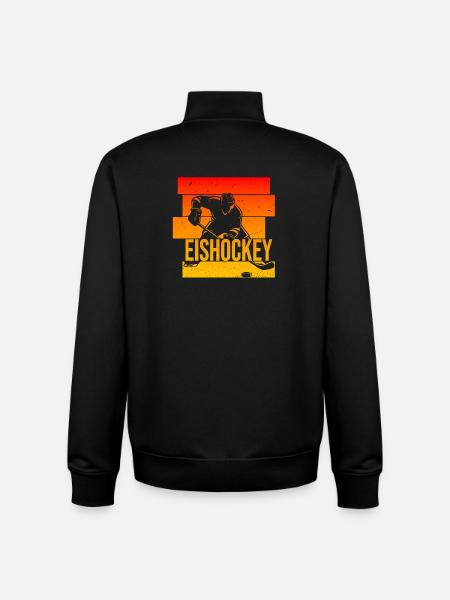 Eishockey - Unisex Organic Zip Sweatshirt von Stanley/Stella - Schwarz