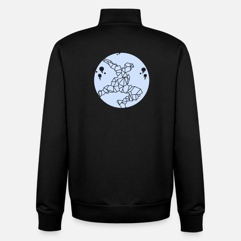 Sport - couleur - Sweat zippé unisexe en coton bio Stanley/Stella - noir
