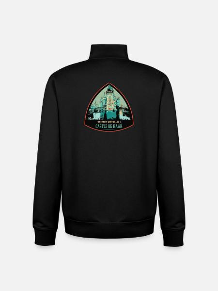 Haar Castle: Dutch Elegance - Unisex Organic Zip Sweatshirt by Stanley/Stella - black