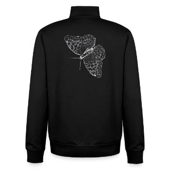 Schmetterling Flügel Falter Butterfly - Unisex Organic Zip Sweatshirt von Stanley/Stella - Schwarz - Hinten - AI Model Male 185 light (185cm)