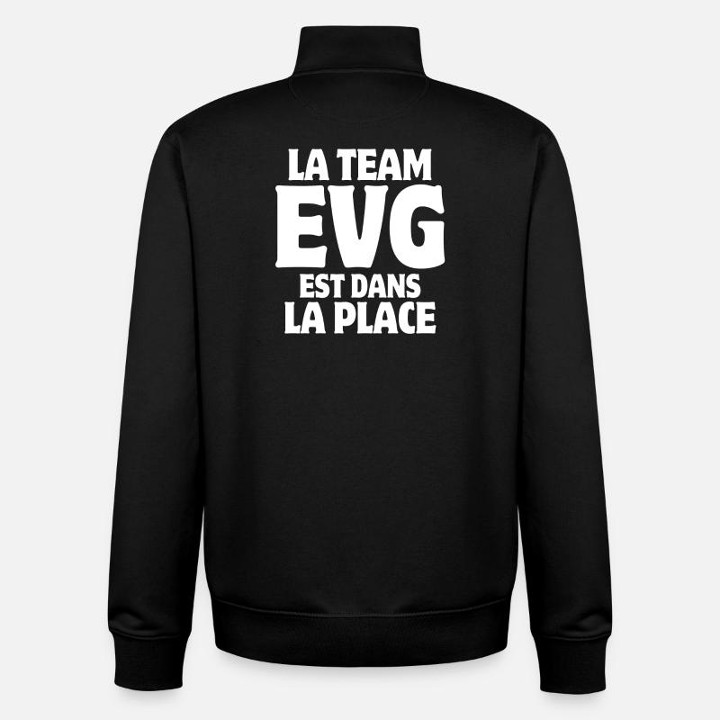 Junggesellenabschied, Junggesellenabschied, Hochzeit - Unisex Organic Zip Sweatshirt von Stanley/Stella - Schwarz
