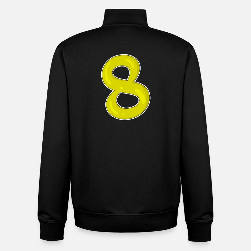8 - Unisex Organic Zip Sweatshirt by Stanley/Stella - black