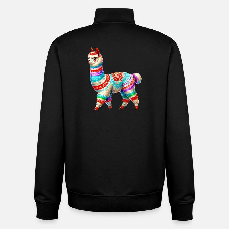 Alpaka - Unisex Organic Zip Sweatshirt von Stanley/Stella - Schwarz