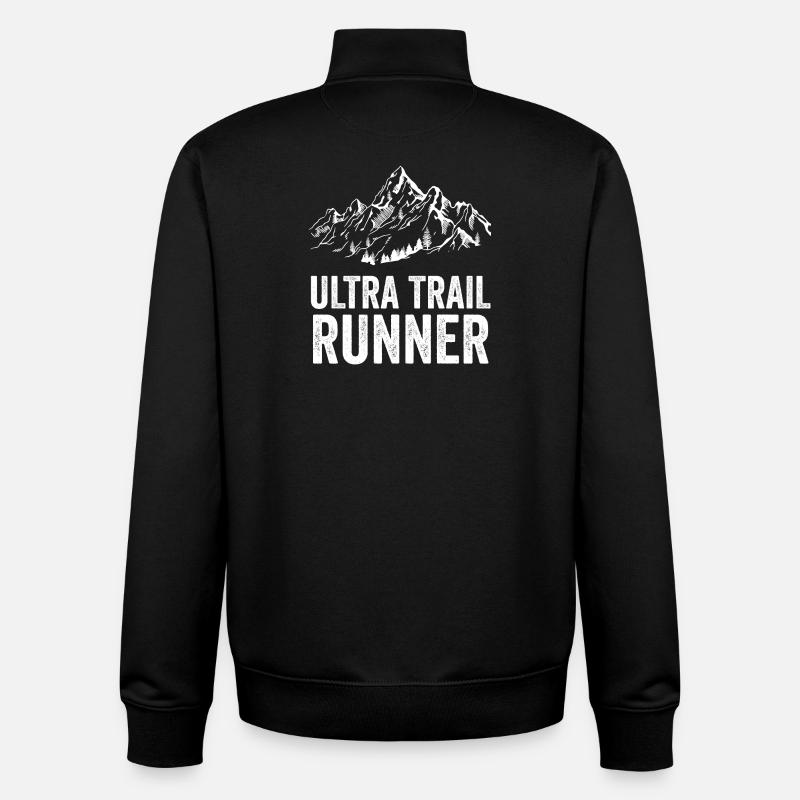 Ultra-Trailrunner - Unisex Organic Zip Sweatshirt von Stanley/Stella - Schwarz