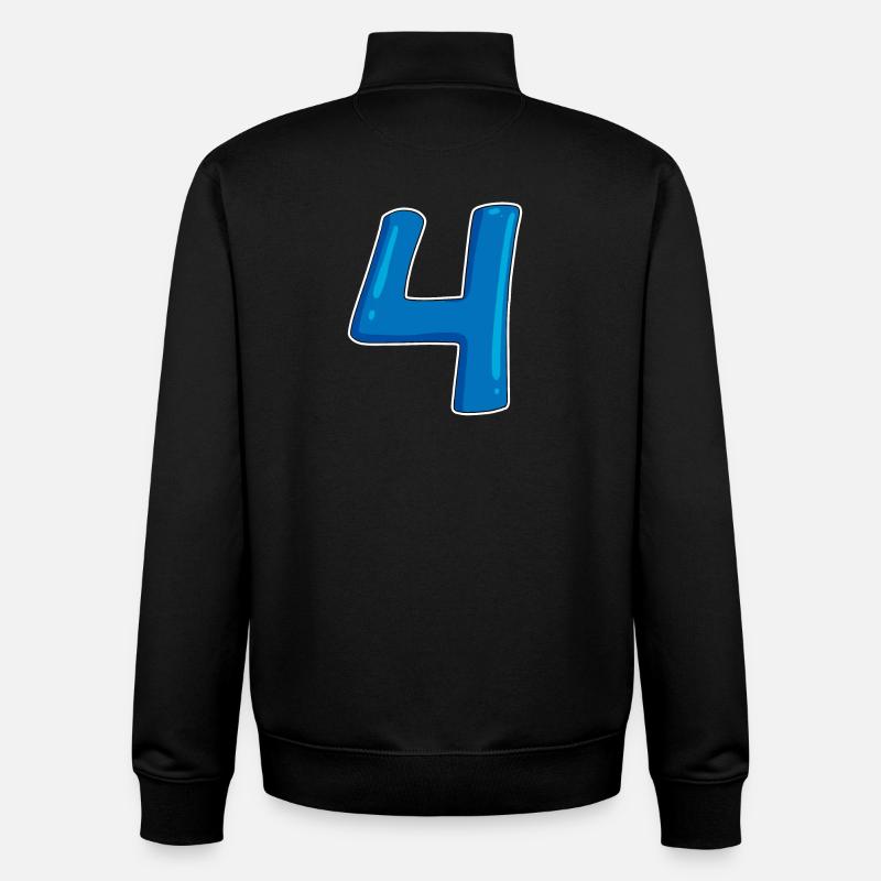 4 - Unisex Organic Zip Sweatshirt von Stanley/Stella - Schwarz