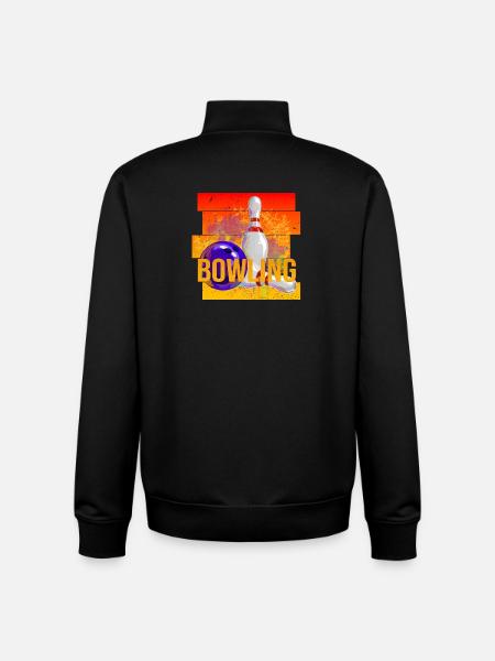 Bowling - Unisex Organic Zip Sweatshirt von Stanley/Stella - Schwarz