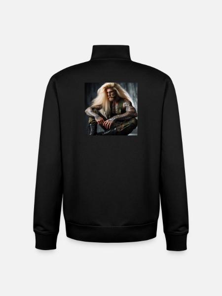 Military Heavy - Unisex Organic Zip Sweatshirt by Stanley/Stella - black