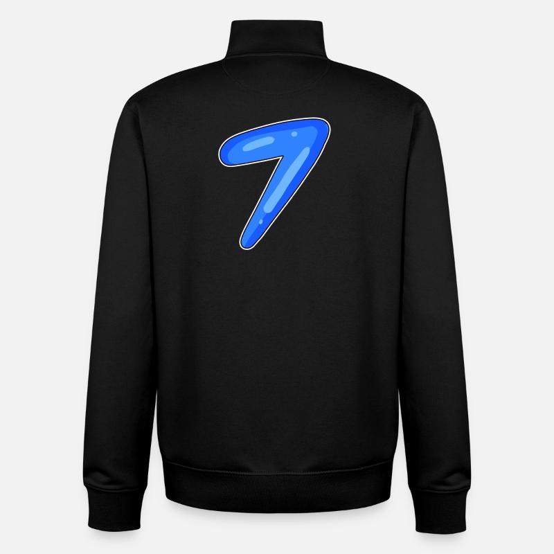 7 - Sweat zippé unisexe en coton bio Stanley/Stella - noir