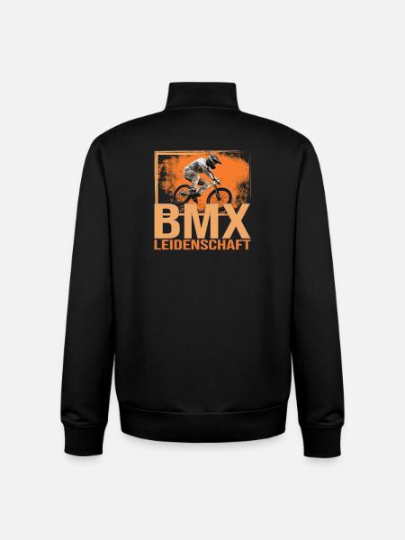 BMX Leidenschaft - Unisex Organic Zip Sweatshirt von Stanley/Stella - Schwarz
